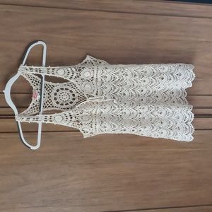 Body Central crochet top, size M